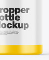 Matte Dropper Bottle w/ Box Mockup