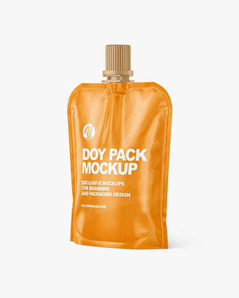 Glossy Doy Pack Mockup