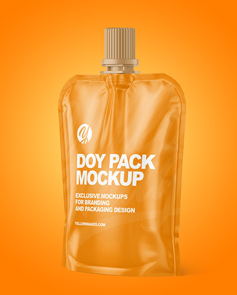 Glossy Doy Pack Mockup