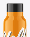 Glossy Plastic Bottle Mockup