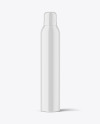 Glossy Aerosol Bottle Mockup