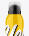 Glossy Aerosol Bottle Mockup