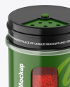 Glossy Spice Jar w/ Paprika Mockup