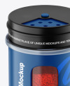 Matte Spice Jar w/ Paprika Mockup