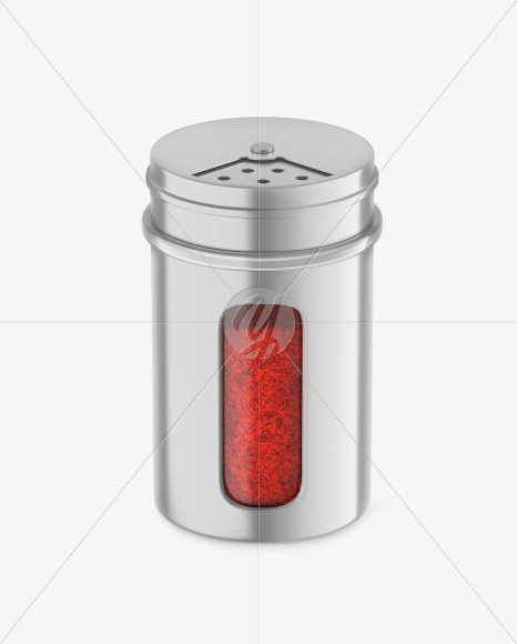 Metallic Spice Jar w/ Paprika Mockup