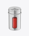 Metallic Spice Jar w/ Paprika Mockup