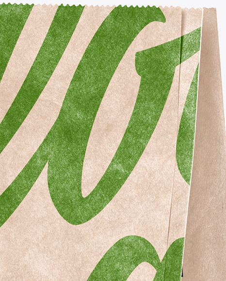 Kraft Paper Shopping Bag Mockup