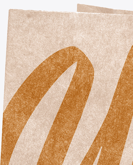 Kraft Paper Shpping Bag Mockup