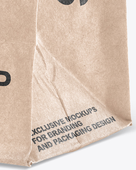 Kraft Paper Shpping Bag Mockup