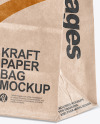 Kraft Paper Shpping Bag Mockup