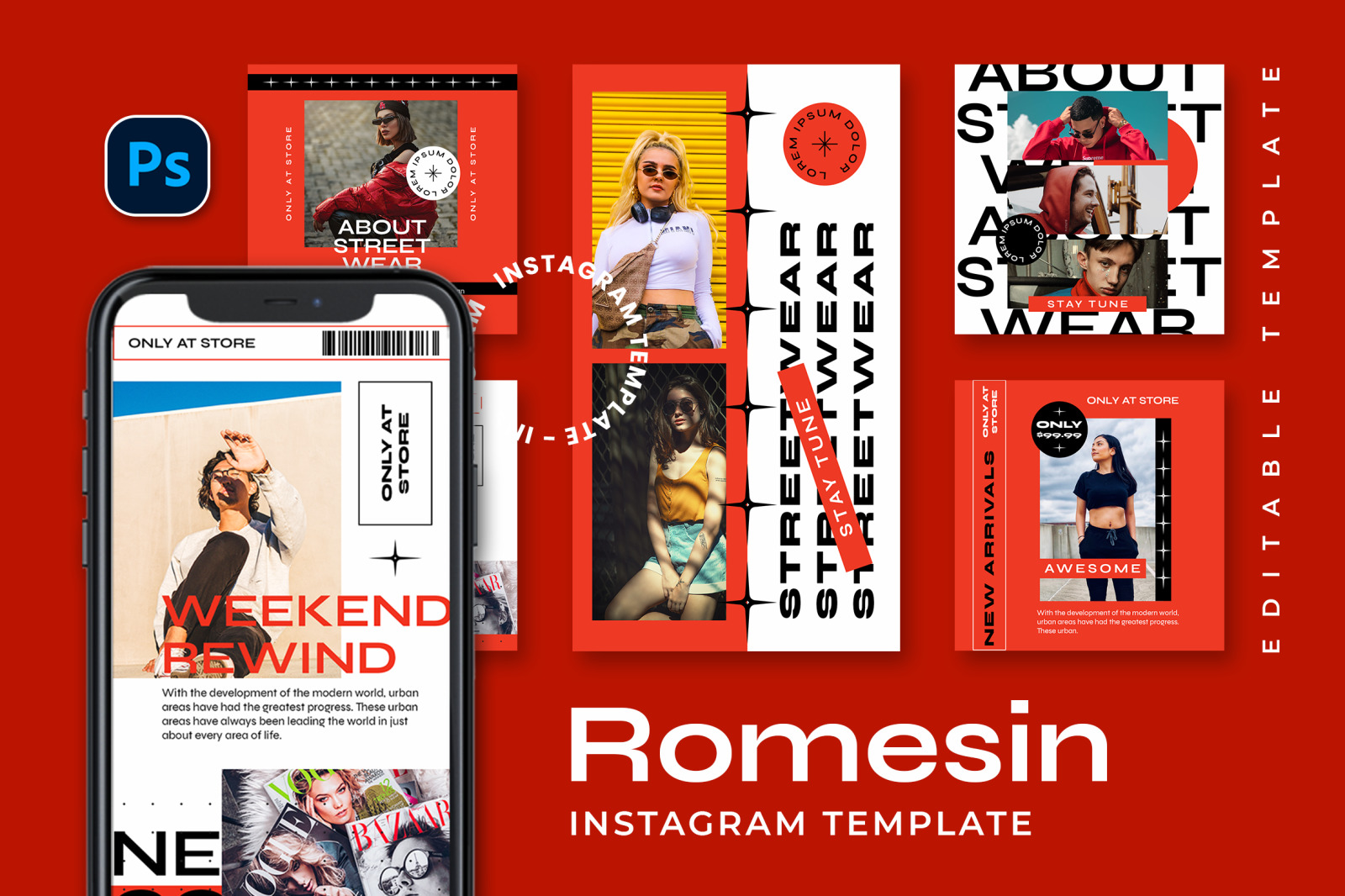 Romesin Instagram Template Romesin Instagram Template