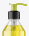 Color Liquid Cosmetic Bottle with Pump Mockup Color Liquid Cosmetic Bottle with Pump Mockup