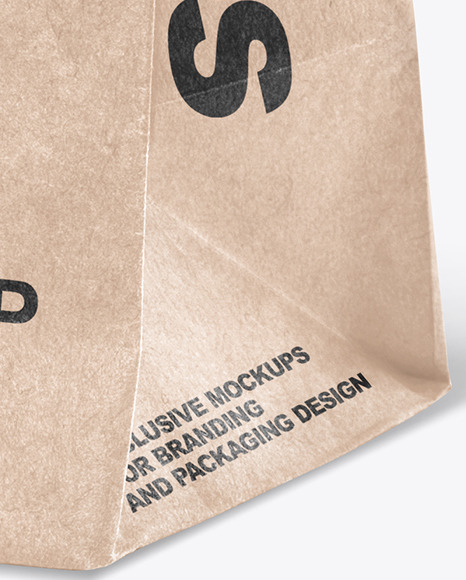 Kraft Paper Shopping Bag Mockup