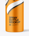 Matte Aerosol Bottle Mockup