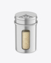 Metallic Spice Jar w/ Granulated Garlic Mockup