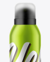 Metallic Aerosol Bottle Mockup