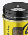 Metallic Spice Jar w/ Black Pepper Mockup