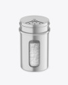 Metallic Spice Jar w/ Salt Mockup