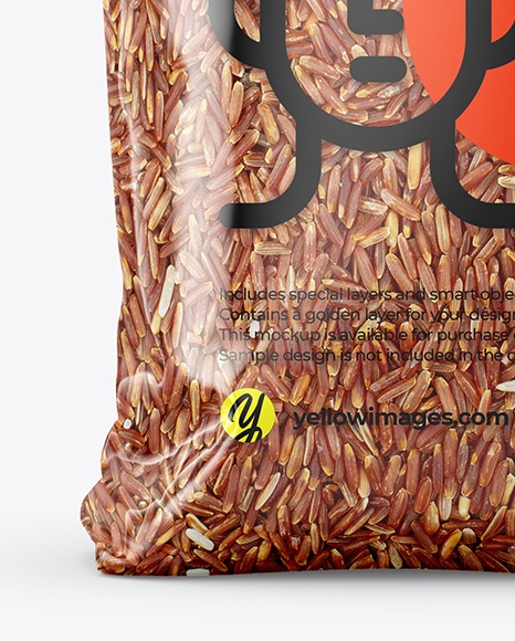 Brown Rice Package Mockup