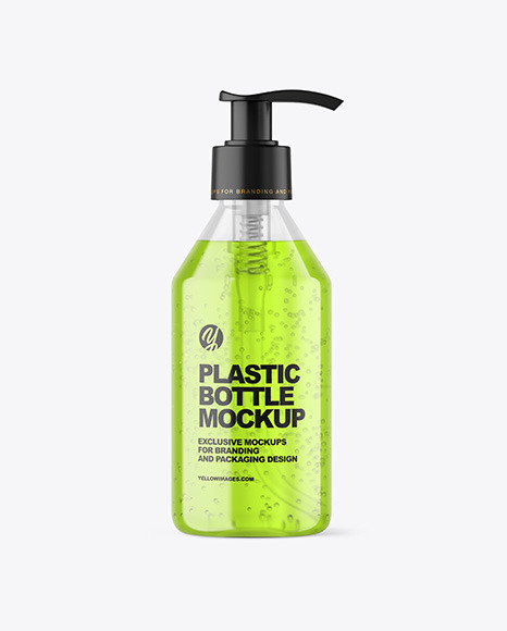 Color Liquid Cosmetic Bottle with Pump Mockup Color Liquid Cosmetic Bottle with Pump Mockup