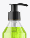 Color Liquid Cosmetic Bottle with Pump Mockup Color Liquid Cosmetic Bottle with Pump Mockup