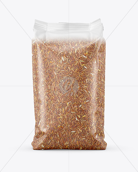 Brown Rice In Matte Package Mockup