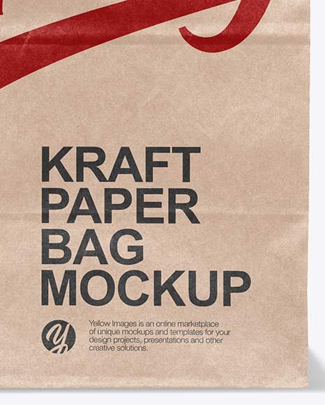 Kraft Paper Shopping Bag Mockup