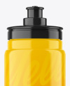 Glossy Plastic Sport Bottle Mockup