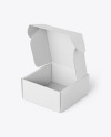 Opened Paper Mailing Box Mockup