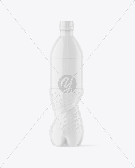 Glossy Plastic Bottle Mockup