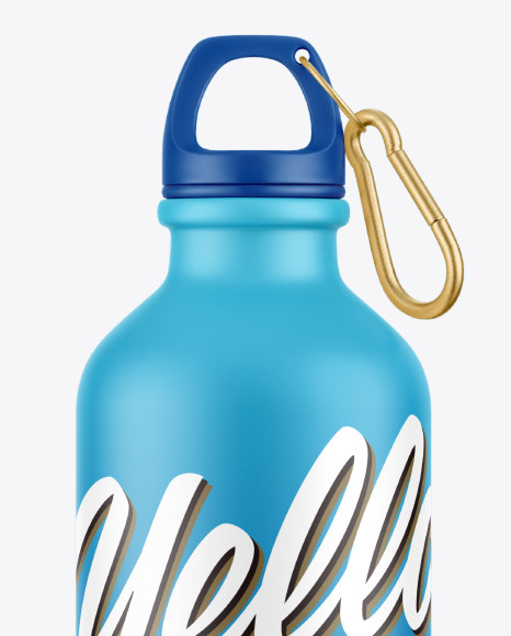 Matte Water Bottle Mockup