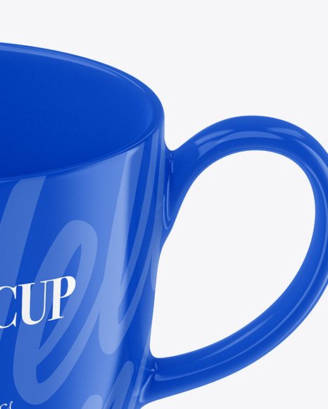 Glossy Coffee Cup Mockup