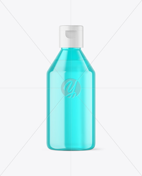 Color Plastic Cosmetic Bottle Mockup