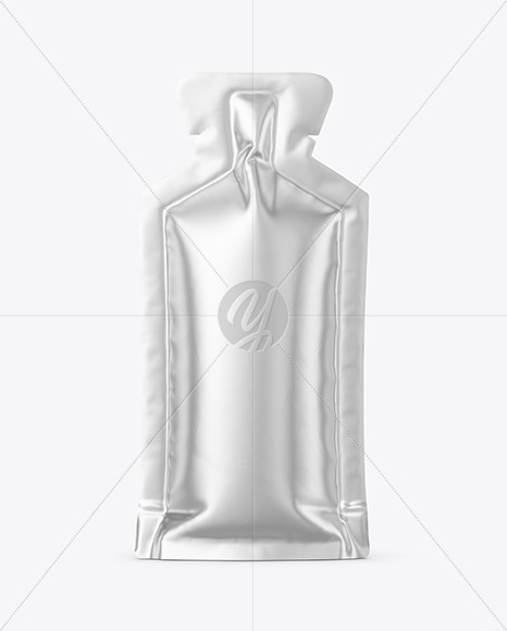 Metallic Sachet Mockup