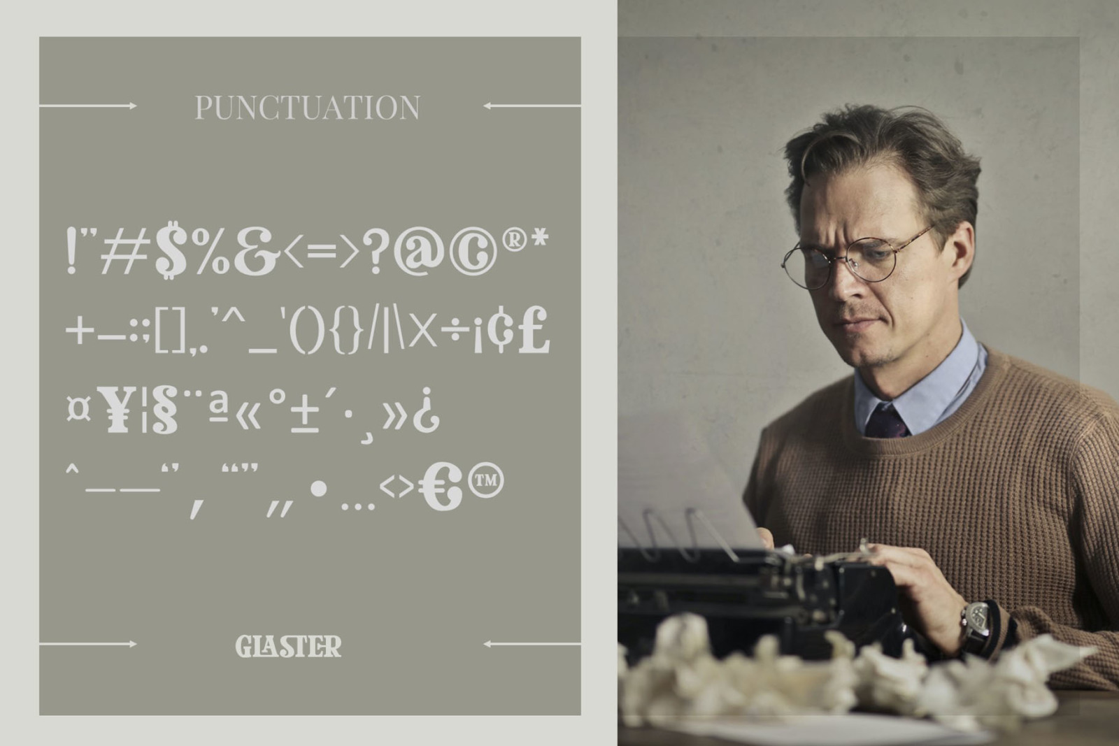 Glaster Font Glaster Font