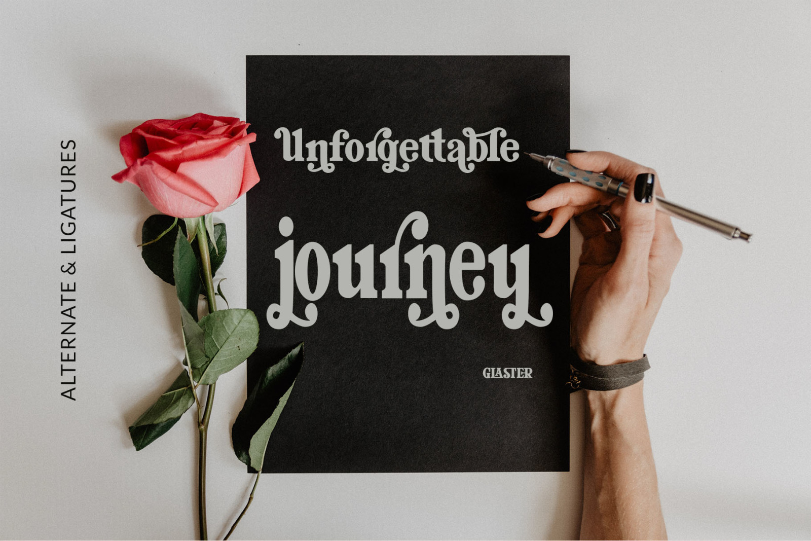 Glaster Font Glaster Font