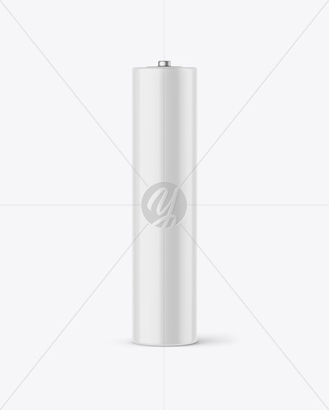 Glossy AAA Battery Mockup