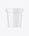 Matte Ice Cream Cup Mockup