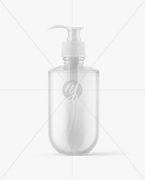 Frosted Glass Bottle Mockup