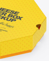 Cheese Paper Box Mockup