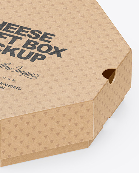 Kraft Cheese Box Mockup