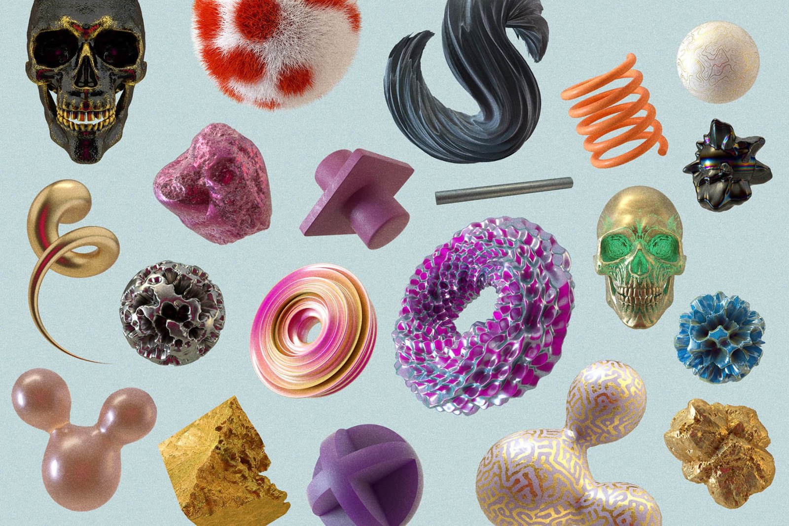 Shapes: 140 Abstract 3D Shapes Shapes: 140 Abstract 3D Shapes