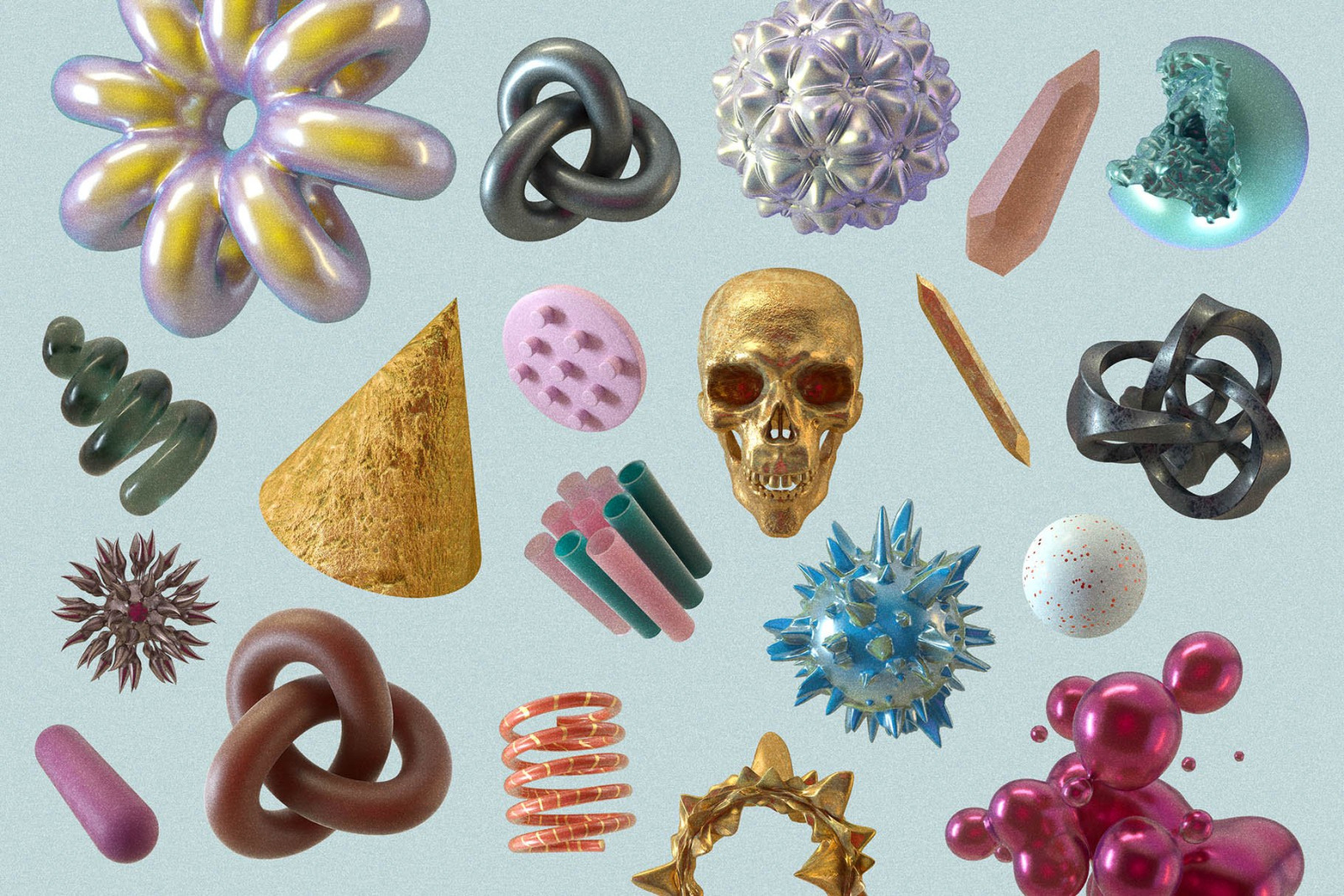 Shapes: 140 Abstract 3D Shapes Shapes: 140 Abstract 3D Shapes