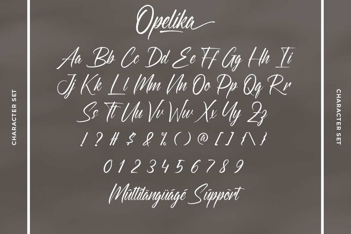 Opelika Calligraphy Font