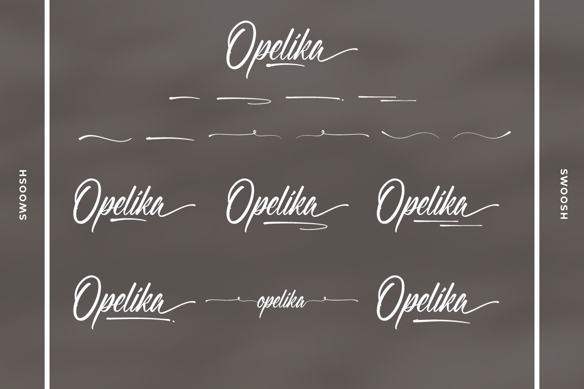 Opelika Calligraphy Font