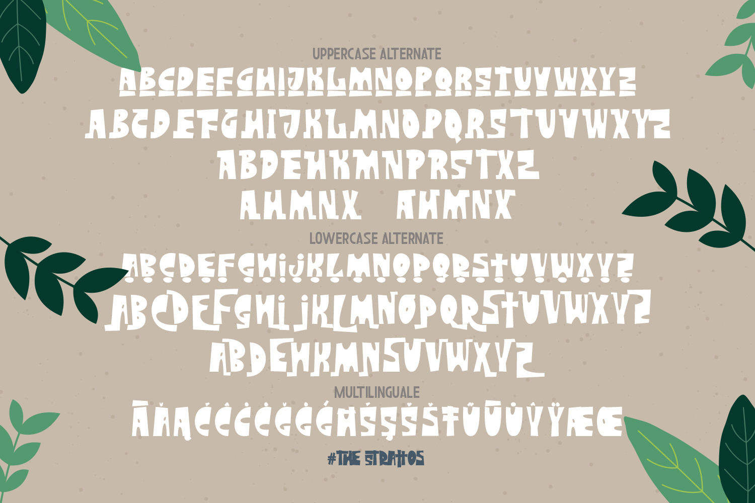 The Strattos - A Playful Font