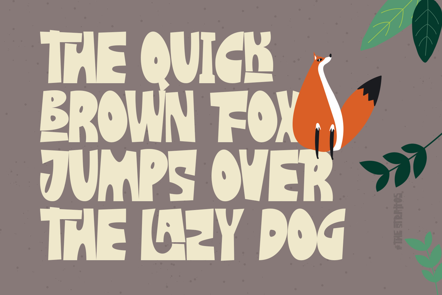 The Strattos - A Playful Font