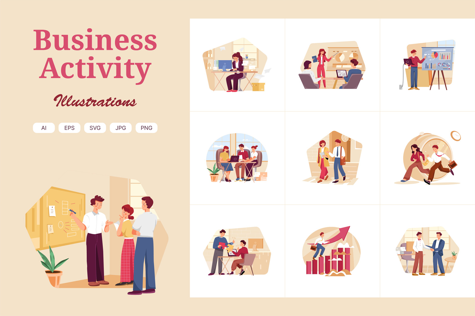 M329_ Business Activity Illustrations