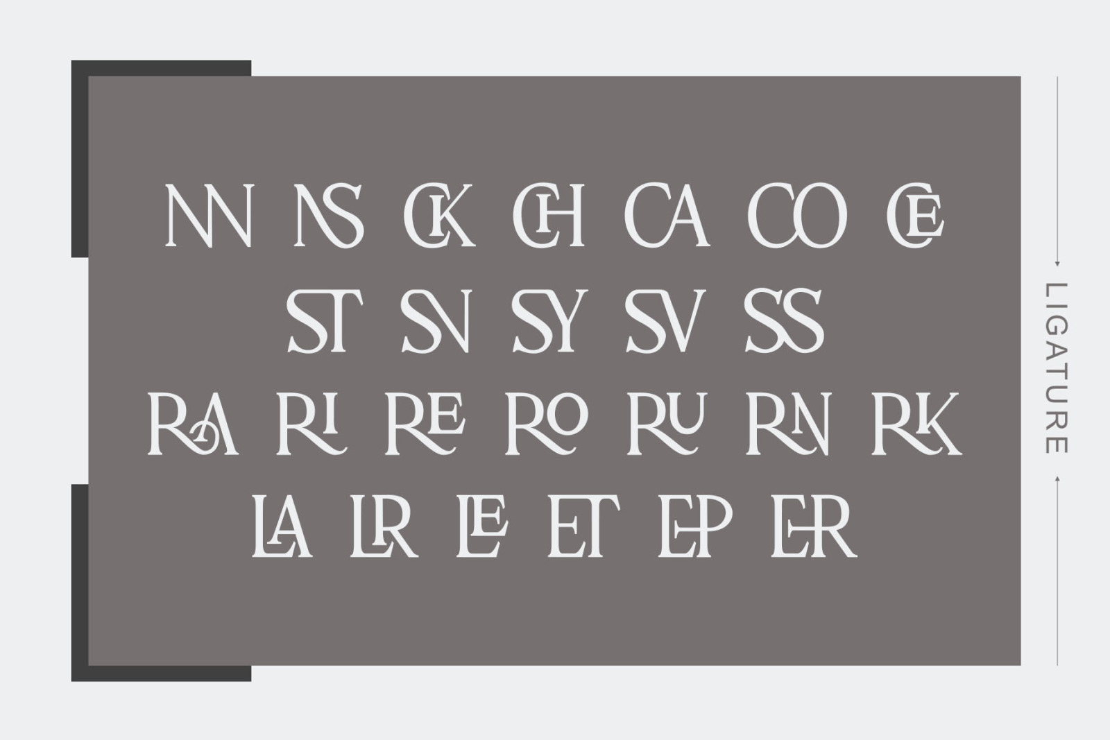 Sterla moderen stylish typeface Sterla moderen stylish typeface