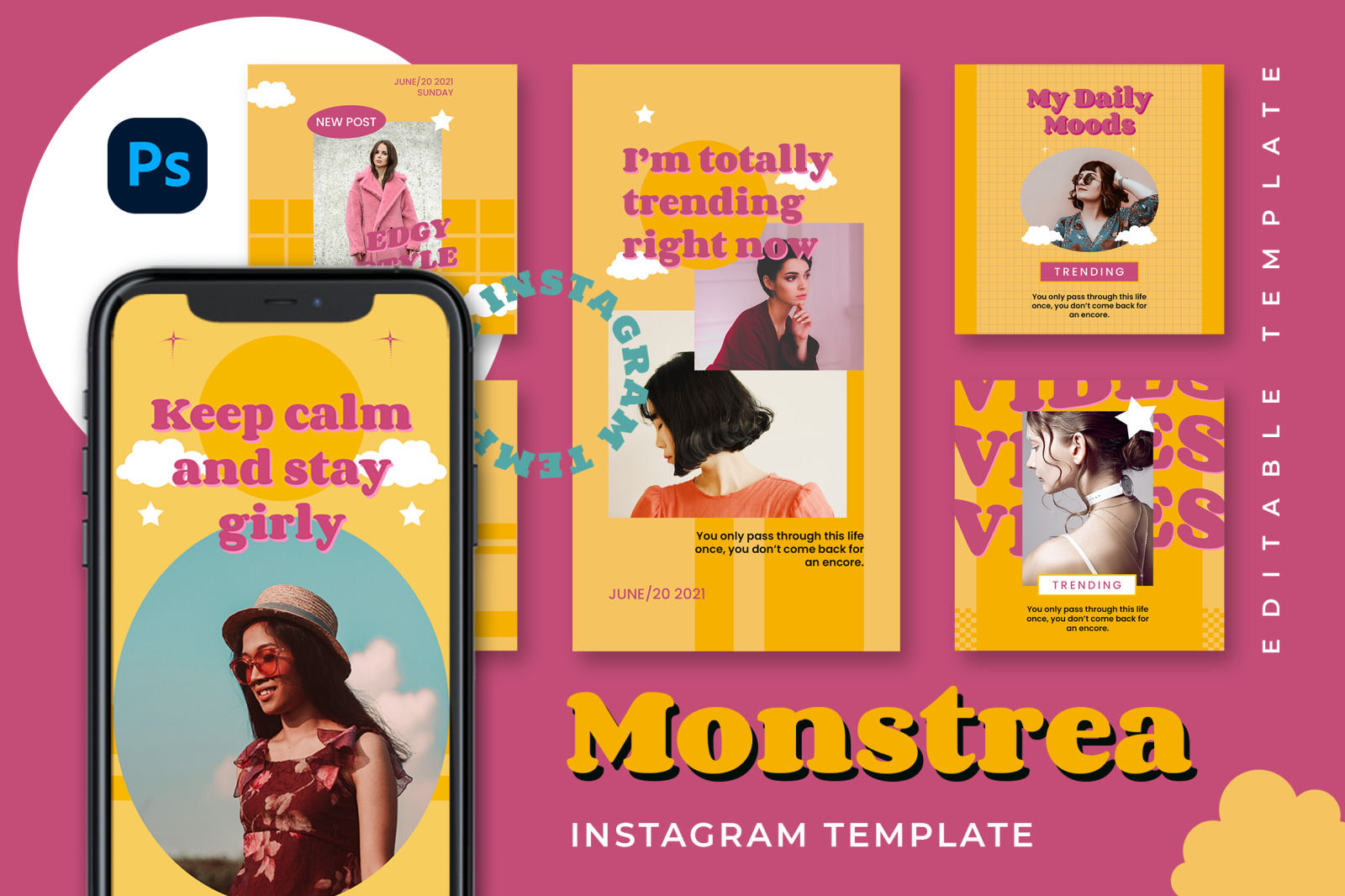 Monstrea Instagram Template Monstrea Instagram Template